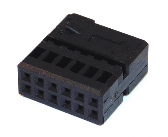 12 Way TE Connectivity MQS 0.63mm Female Black - automotiveconnectors.com